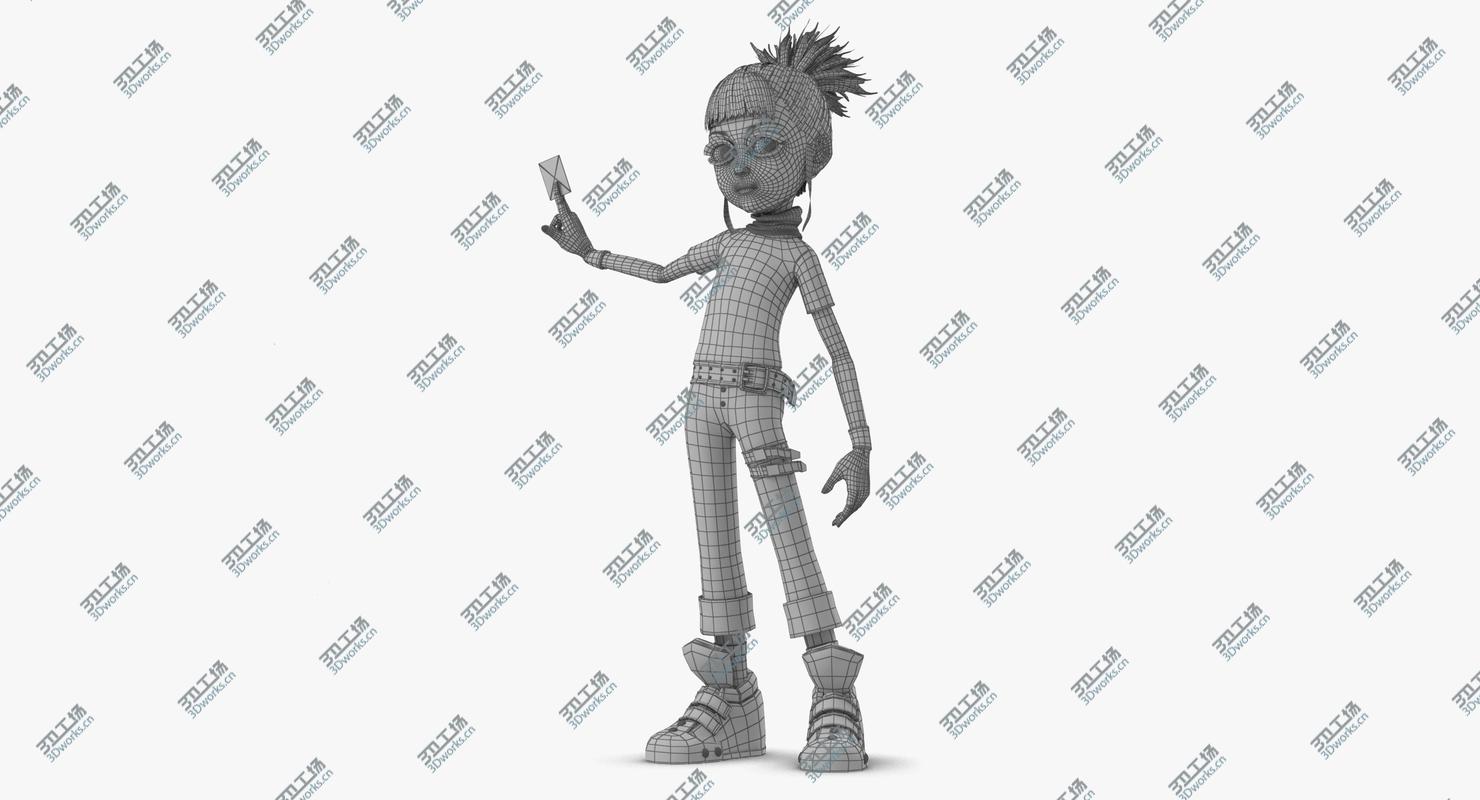 images/goods_img/2021040234/3D Cartoon Girl Rigged/4.jpg